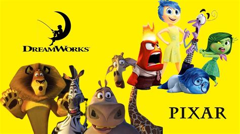 pixar  dreamworks     successful youtube