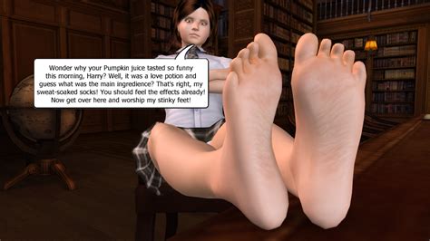 anime cartoon hermione granger emma watson feet femdom caption hig