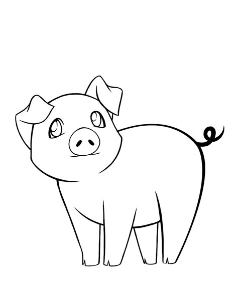 pig coloring pages getcoloringpagescom
