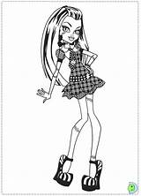 Monster High Coloring Dinokids Pages Close sketch template