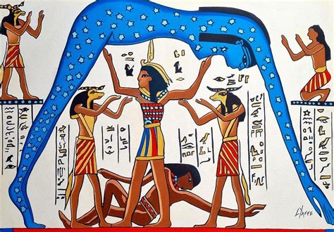 Ancient Egyptian Mural Painting By Loraine Yaffe Pixels