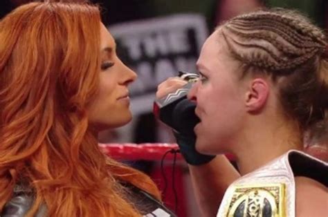 wwe news becky lynch trolls ronda rousey with cheeky instagram snap daily star