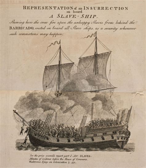 slave ship mutinies slavery  remembrance