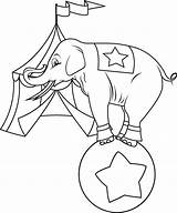 Circus Coloring Pages Train Getdrawings sketch template