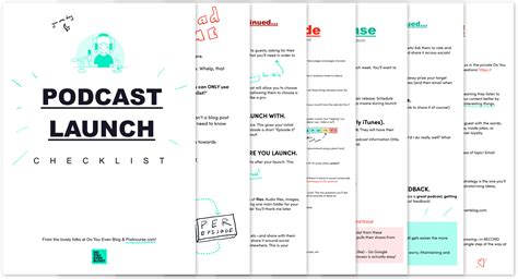 podcast launch checklist    blog