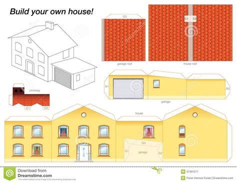 images  cardboard model house template paper models house paper