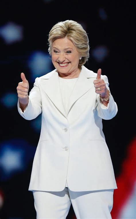 the significance of the white pant suit hillary clinton