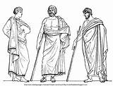 Greek Male Coloring Pages Costume Color Citizens Variations Wearing Below Different Description sketch template