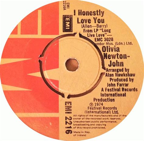 Olivia Newton John – I Honestly Love You 1974 Vinyl Discogs
