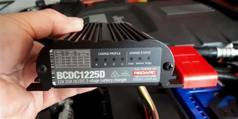 fitting  redarc bcdcd battery charger unsealed