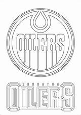 Winnipeg Supercoloring Nhl Oilers sketch template
