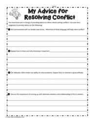 conflict resolution advice conflict resolution resolving conflict