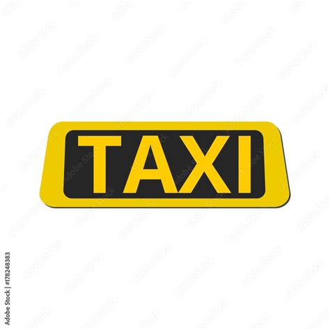 taxi icon taxi logo stock vector adobe stock