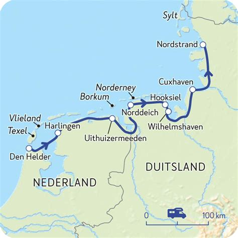 camperroute nederland en duitsland waddengevoel nkc