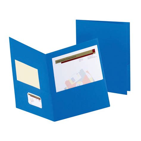 extra large heavy duty jumbo pocket folder light blue pack  walmartcom