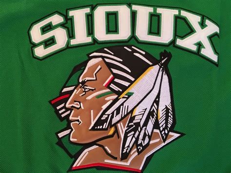 north dakota fighting sioux hockey jersey  logo  patches  stitched includes fight