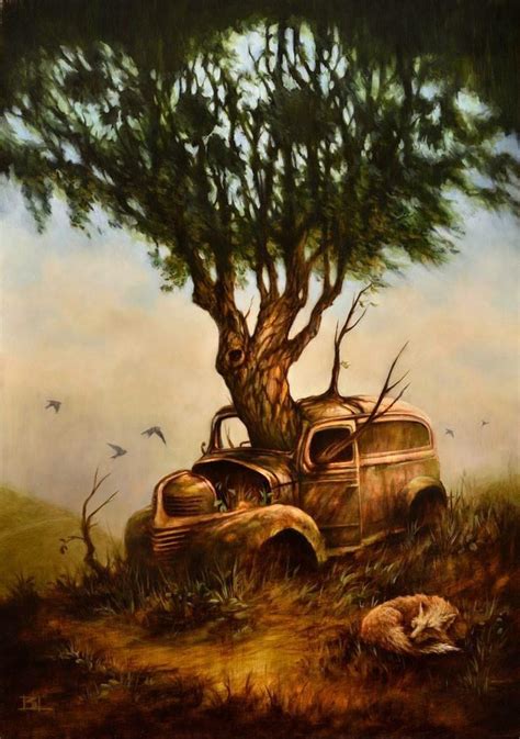 The Sleeping Tree Brin Levinson Oil On Panel 2019 R Art
