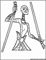 Coloring Pages Starwars Ventress Asajj sketch template