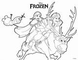 Coloring Elsa Olaf Pages Anna Frozen Getdrawings sketch template