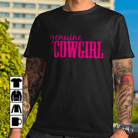 cowgirl genuine cowgirl t shirt seknovelty