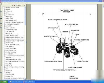 kubota  dt  tractor parts manual