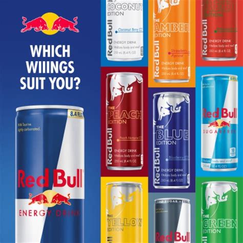 red bull blue edition blueberry energy drink multipack cans  pk