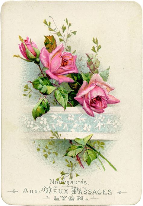 10 Free Vintage Roses Images Gorgeous The Graphics Fairy
