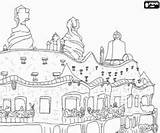 Gaudi Coloring Pages Monuments Sights Europe Mosaic Other Antonio Paper Books Plastique Programs Spanish Sheets Artists Famous Kids Kleurplaat Ben sketch template