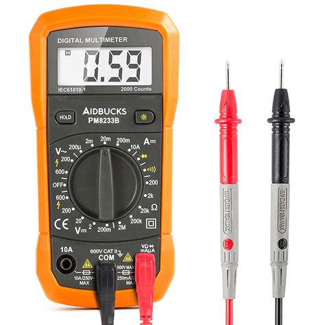 amp meter digital multimeter ohm voltmeter voltage tester measure frequency  ebay