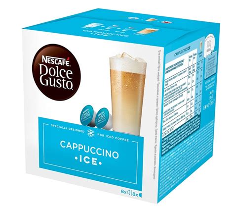 nescafe dolce gusto pods cappuccino ice   servings
