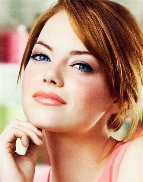 Day Look Rosy Peach Blue Grey Eyes Red Head Makeup