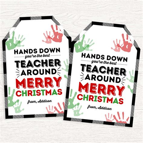 hands  youre   teacher  merry christmas etsy