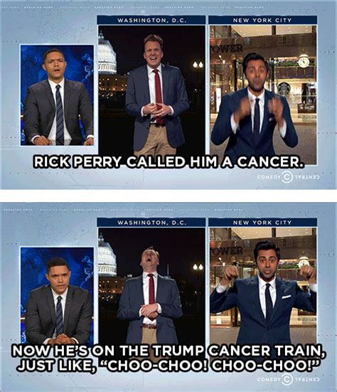 endorse donald trump by the daily show with trevor