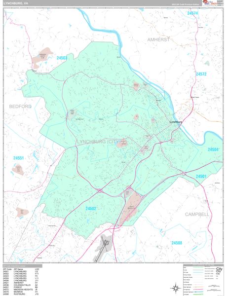 Lynchburg Va Maps