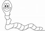 Gusano Coloring Worms sketch template