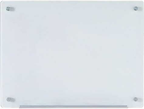 Audio Visual Direct White Glass Dry Erase Board Set 17 3 4 X 23 5 8