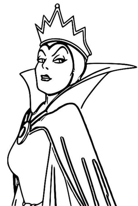 snow white evil queen coloring pages coloring pages