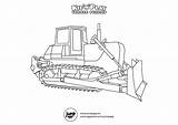 Bulldozer Coloring Pages Template sketch template