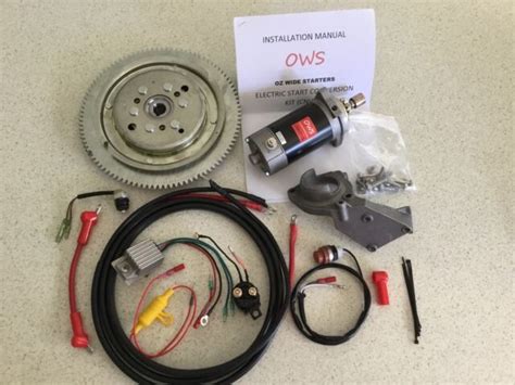 electric start conversion kits  yamaha hp outboards boat accessories parts