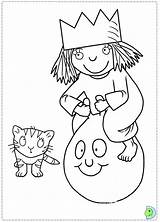Princess Little Coloring Pages Colouring Color Print Dinokids Close Getdrawings Doll Getcolorings sketch template