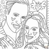 Britto Romero Coloring Pages Kate William Prince Middleton Printable Supercoloring Getdrawings Color Drawing Sheets Pop Paper sketch template