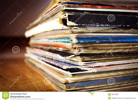 records stock image image  disc carrier vintage