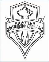 Coloring Pages Logo Arsenal Sounders Soccer Seattle Chivas Fc Mls Adults Kids Club Drawing Colouring Coloringpagesfortoddlers Getdrawings Printable Getcolorings Sport sketch template