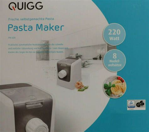 quigg pasta maker von aldi nord test bewertung und erfahrungen