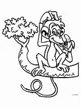 Scimmie Kleurplaten Aap Apen Banaan Affen Eet Malvorlagen Affe Kleurplaat Mewarnai Banane Hewan Monkeys Binatang Bergerak Stampa Cartoni Piccole Titel sketch template