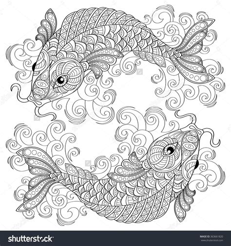 fish coloring pages  adults coloring page blog