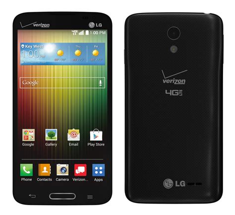 lg lucid    lte android smartphone  verizon  black