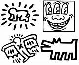 Haring sketch template