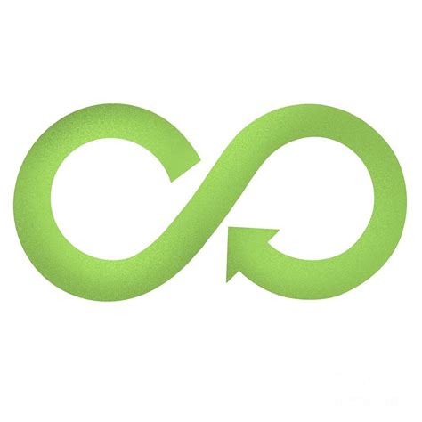 circular economy symbol sustainable development digital art  yulia panova
