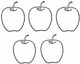 Apples Five Number Math Write Counting Preschool Activities Color Numbers Learning Learn Only Group Kids Writing Kindergarten Row Three Many sketch template